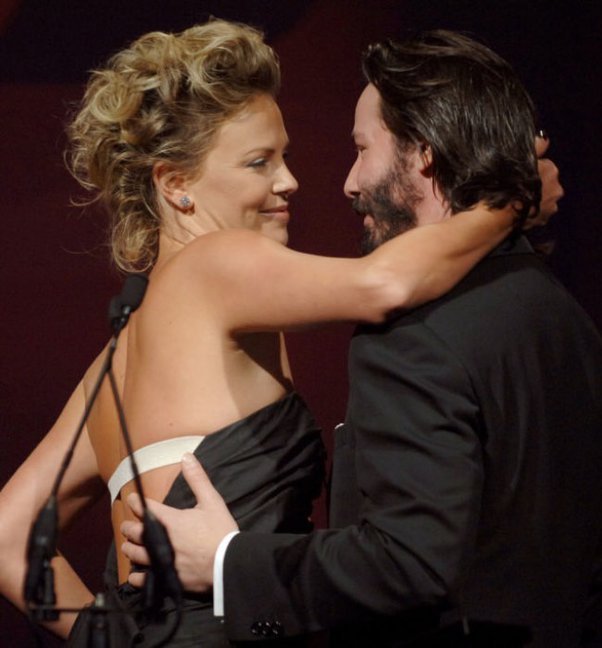 Are Keanu Reeves and Charlize Theron friends?